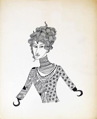 null RENAUD POULET Sylvie (1930)
Une trentaine de dessins à l'encre noire et reproductions...