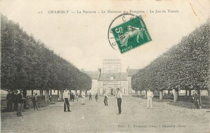 null 7 CARTES POSTALES VARIA : Petite Sélection. "Chambly-Le Parterre-Le Bâtiment...