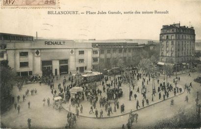 null 16 CARTES POSTALES INDUSTRIE : Usine Renault - Billancourt. "Vue générale des...