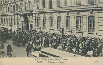 null 5 CARTES POSTALES MILITARIA : Sélection. Le Conflit Européen en 1914-Paris....