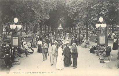 null 10 CARTES POSTALES PARIS & VICHY : Petite Sélection. "Paris Vécu-Au Jardin d'Acclimatation...
