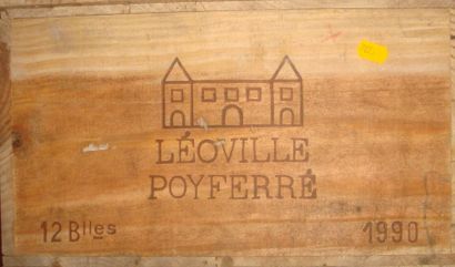 null 12 Bouteilles CHATEAU LEOVILLE-POYFERRE. St. JULIEN. 1990. (CB)