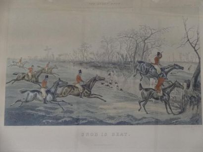 Henry ALKEN (1785-1851) d'après Tally Ho ! and Away. Snobe is beat.The Death. The...