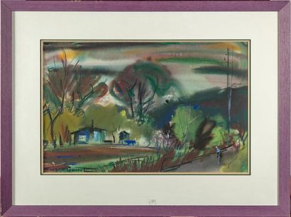 null Pierre GUERET (1908-1966)

Paysage

Pastel

Signé en bas à gauche

30 x 47 ...