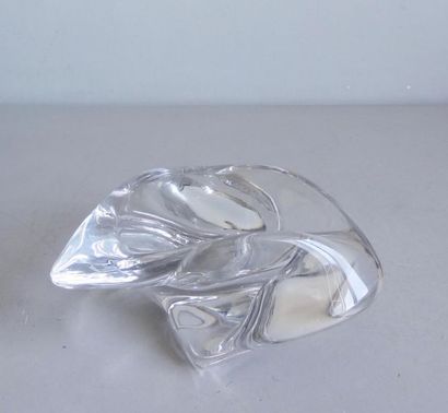 null Manufacture de SAINT LOUIS

Vide poche de forme libre en éllise en cristal soufflé...