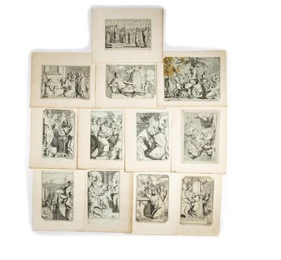 null Ensemble de 12 gravures en feuille XVIIIe

Scènes antiques

14,5 x 10 cm

En...