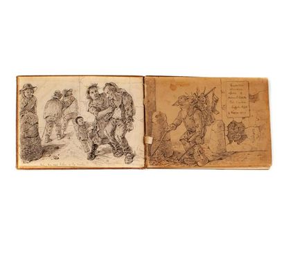 Eustache BERAT Eustache BERAT (1791 - 1884)
Album de dessins intitulé : Fantaisies...
