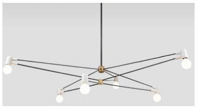 RAVENHILL STUDIO RAVENHILL STUDIO - Los Angeles USA
Lustre "Cord chandelier" en acier,...