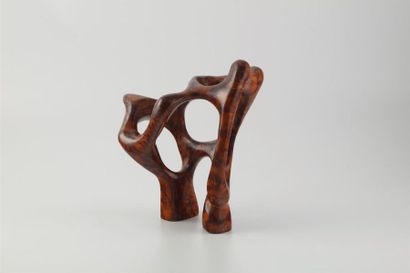 null Sculpture en bois 
H. 23 cm