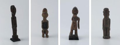 null AFRIQUE NOIRE
Ensemblde de quatre statuettes en bois sculpté :
- Statuette de...