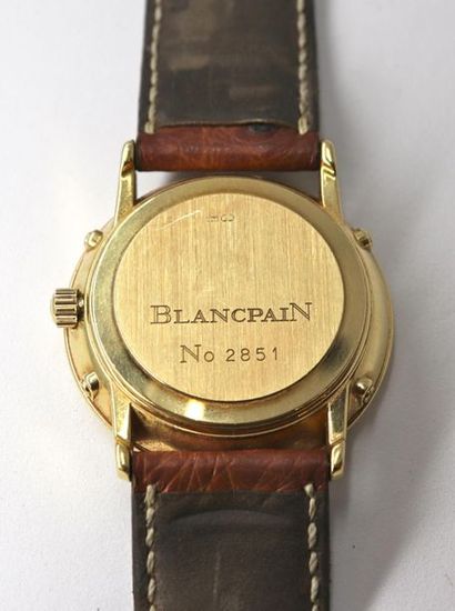 BLANCPAIN BLANCPAIN
VILLERET Men's wristwatch Calendar Complete Calendar No. 2851...
