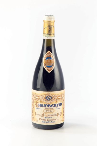 Chambertin 1 B CHAMBERTIN Grand cru Armand Rousseau 1988