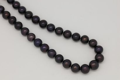 Collier de 33 perles Collier de 33 perles de Tahiti 12,5/14 mm
Fermoir en or 14 ...