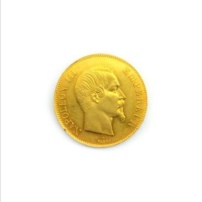 Pièce FR or 1 Coin of 100 FR or 1859 (a small snag on the edge)