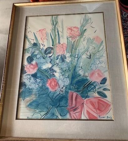 null D'après Raoul DUFY (1877-1953)
Le Bouquet de roses
Reproduction
61 x 46 cm