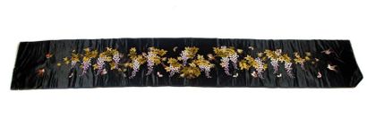null CHINA
Tapestry with wisteria and butterfly decoration