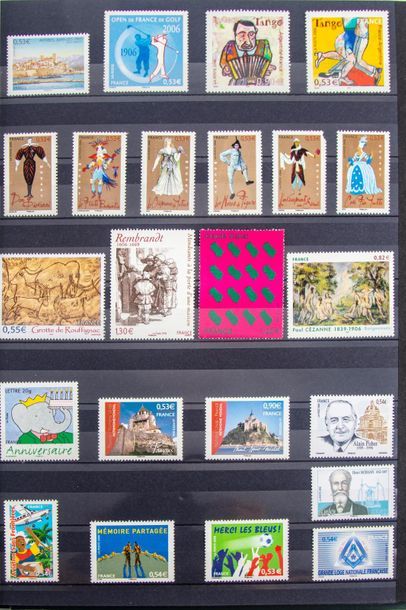 null 1 album de timbres neufs, France 