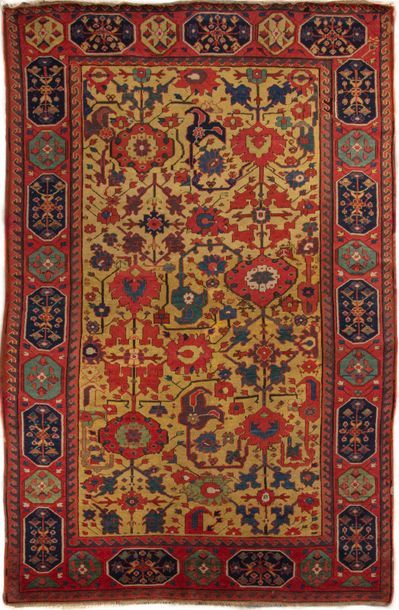 Très ancien tapis Arménien Ardzgonk fin XVIIème...