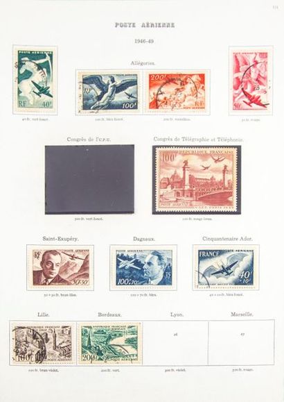 null Collection de timbres neufs en 1 album de 1980 à 1994
Album en skaï noir et...