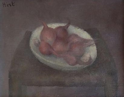 null Marthe HIRT (1890 - 1985)
Still 
life Oil on canvas
Signed lower right
26 x...