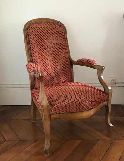null Voltaire armchair in natural wood. Late 19th
Good condition
INFORMATION: THIS...