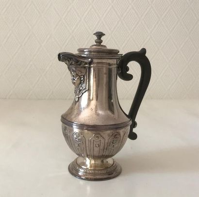 CHRISTOFLE CHRISTOFLE
Small "selfish" pourer in the shape of a baluster in silvery...