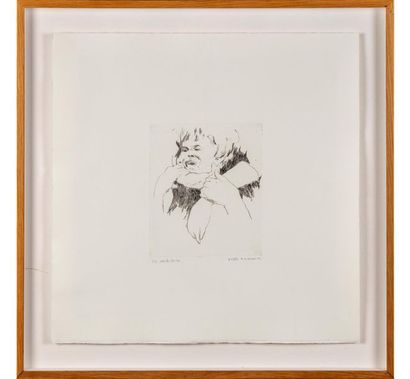 AQUELON Estelle AGUELON
Interlaced Characters
Pair of drypoint
engravings 2007
16...