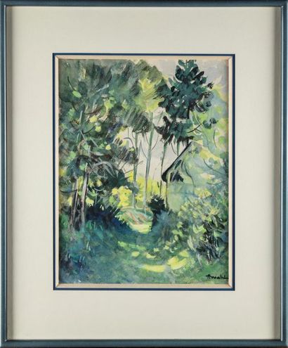 MALET Albert MALET (1905-1986)
Paysage
Aquarelle SBD
28 x 22 cm