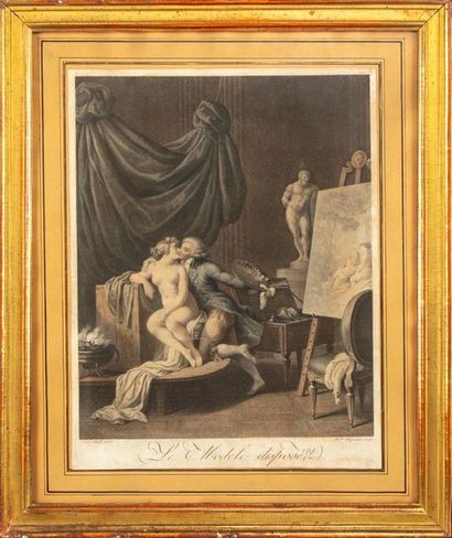 CHAPONNIER D'après Alexandre CHAPONNIER (1753-1806)
Le modèle déposé
Gravure en couleurs...