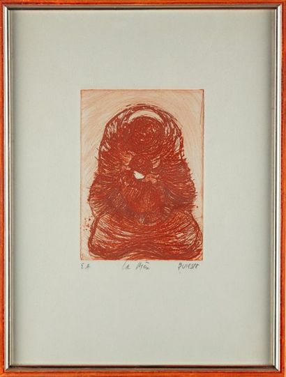 Quiesse Claude QUIESSE (1938)
La Mère
E.A.
Gravure
17,5 x 12,5