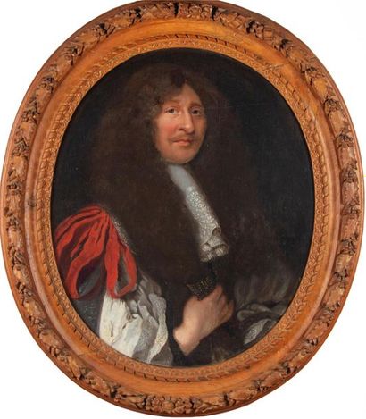 null ECOLE FRANCAISE du XVIIe, entourage de Hyacinthe RIGAUD
Portrait d'homme
Huile...