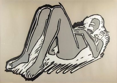 WESSELMANN Tom WESSELMANN (1931 - 2004)
Monica reclining on back, knees up (1990)
Lithographie...