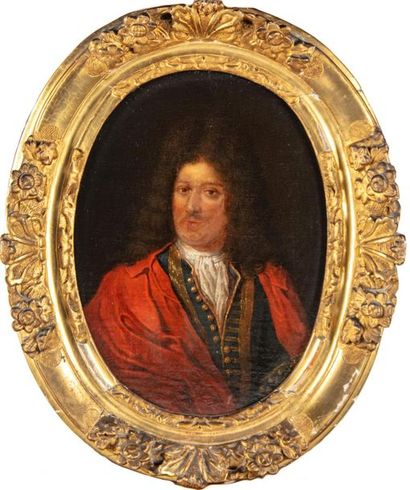 ECOLE FRANCAISE DU XVIIIe Portrait d'un gentilhomme...