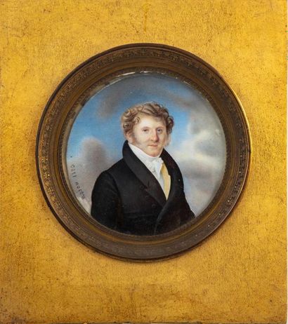 null ECOLE FRANCAISE early 19th
century Presumed portrait of Jean Baptisie Neveu...