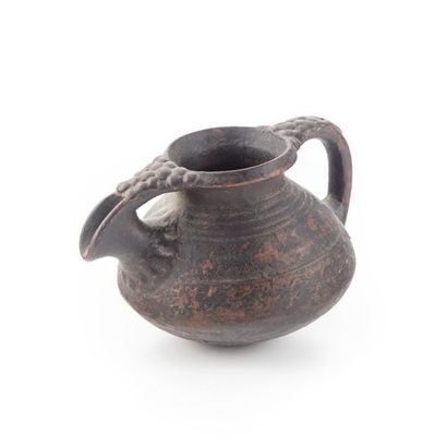 null AFGHANISTAN
Very old milk jug with spout made of wood with a strong patina.
H...