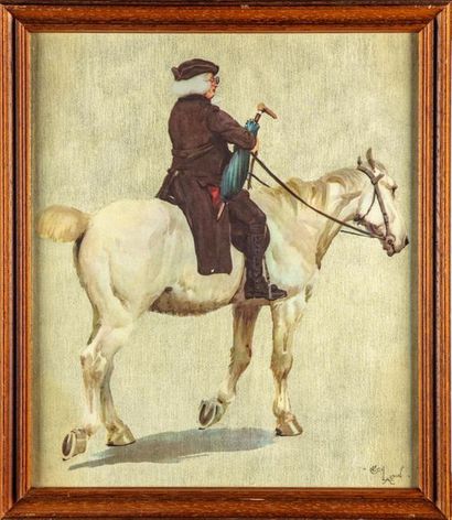 null D'après Cécil ALDIN
Les chevaux 
Trois gravures 
34 x 31 cm
Encadrées