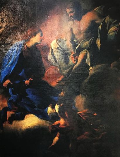 null ÉCOLE FRANCAISE XVIIIe d'après
Le Christ et la Vierge sur des nuées
Impression...