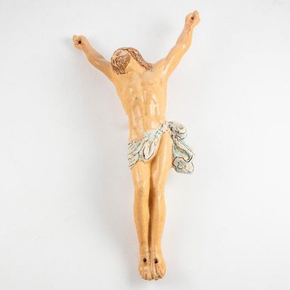 null Christ on the cross earthenware manufacture (?)
19th century