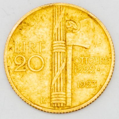 null 1 piece of 20 Lire Gold
Sold by designation