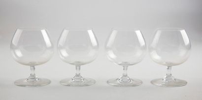 BACCARAT Maison BACCARAT
Set of 4 crystal cognac glasses