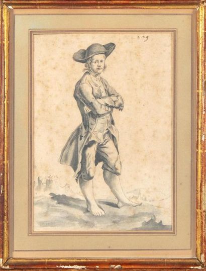 FRENCH SCHOOL XVIIIth
Portrait of a man with...