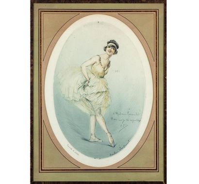 CARLE-DUPONT Charles Dupont, known as CARLE-DUPONT (1872-?)
Dancers
Two colour engravings...