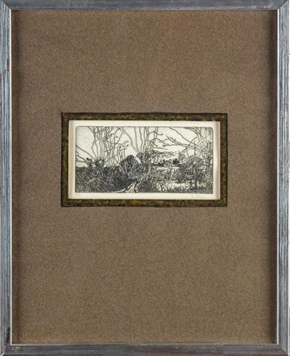 null Framed
modern engraving H.: 5.5 cm; W.: 12 cm 