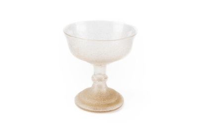 null Standing bowl in granite glass
Late 19th century
H.: 17 cm; D.: 16 cm