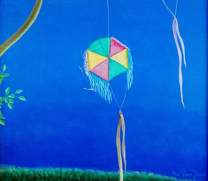 THEAND Jean-Pierre THEAND
The kite
Oil on panel
Signed lower right
34 x 37 cm
