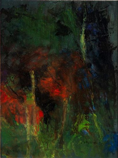 KOELSCH Bernard KOELSCH - XXth
Abstraction 
Oil on canvas
Signed lower right
21 x...
