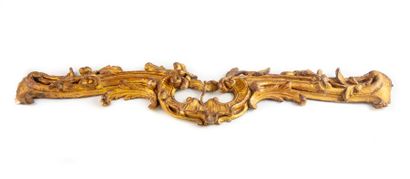 null Element carved out of gilded wood of foliage, flowers and rockeries (frame element?)
L.:...