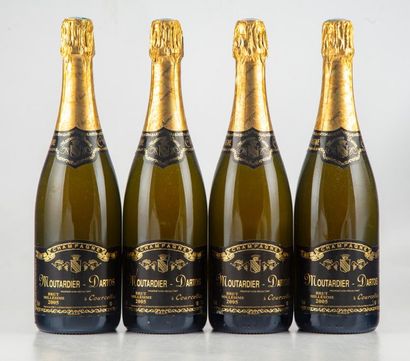 null 8 bouteilles MOUTARDIER DARTOIS Millésime 2005 Champagne brut