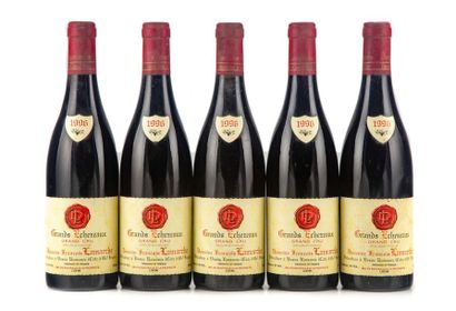 null 5 bottles GRANDS ECHALZEAUX 1996 Grand Cru Domaine François Lamarche (faded,...