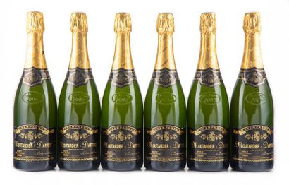 null 6 bouteilles Champagne MOUTARDIER-DARTOIS, millésime 2006